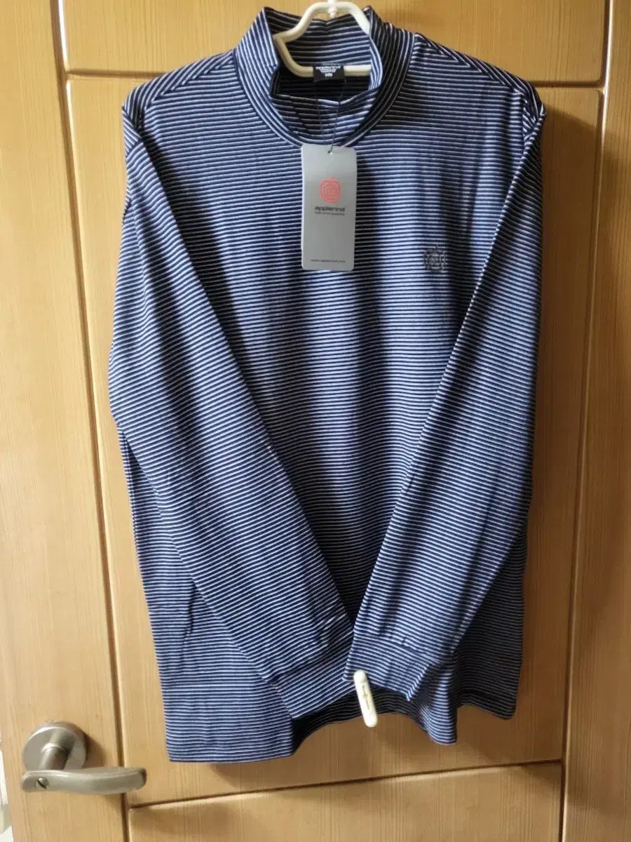 アップル ストライプ 長袖 Tシャツ 105