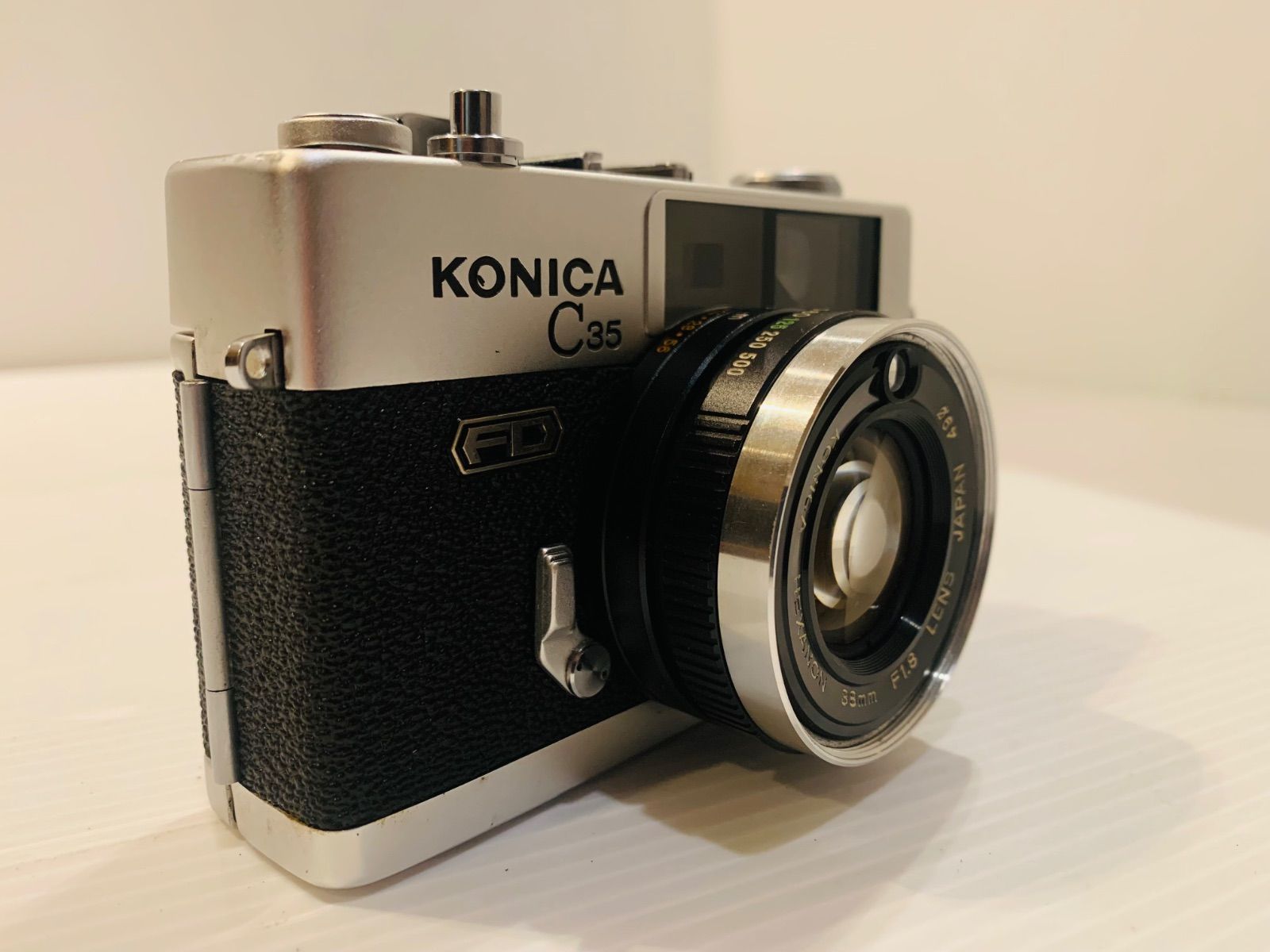 訳あり】レンジファインダーカメラKONICA C35 FD【露出計不動】 - メルカリ