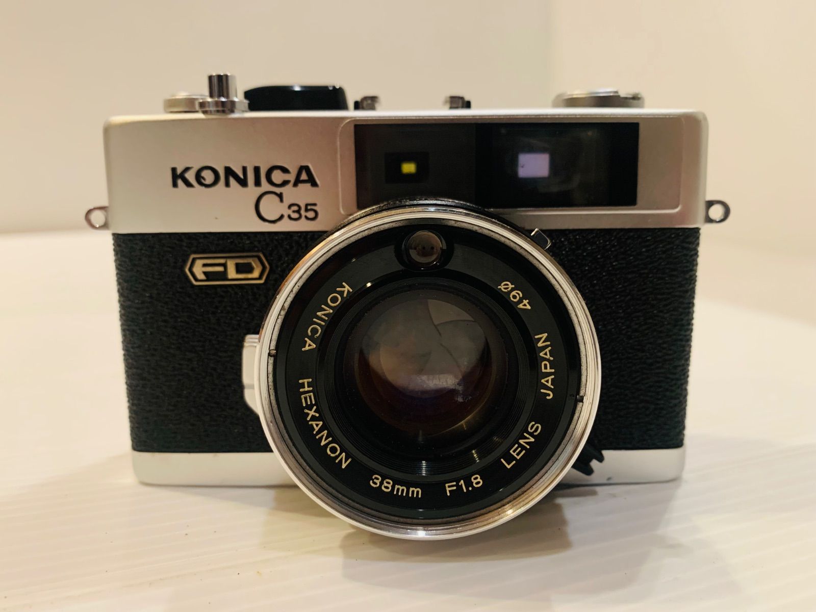 訳あり】レンジファインダーカメラKONICA C35 FD【露出計不動】 - メルカリ