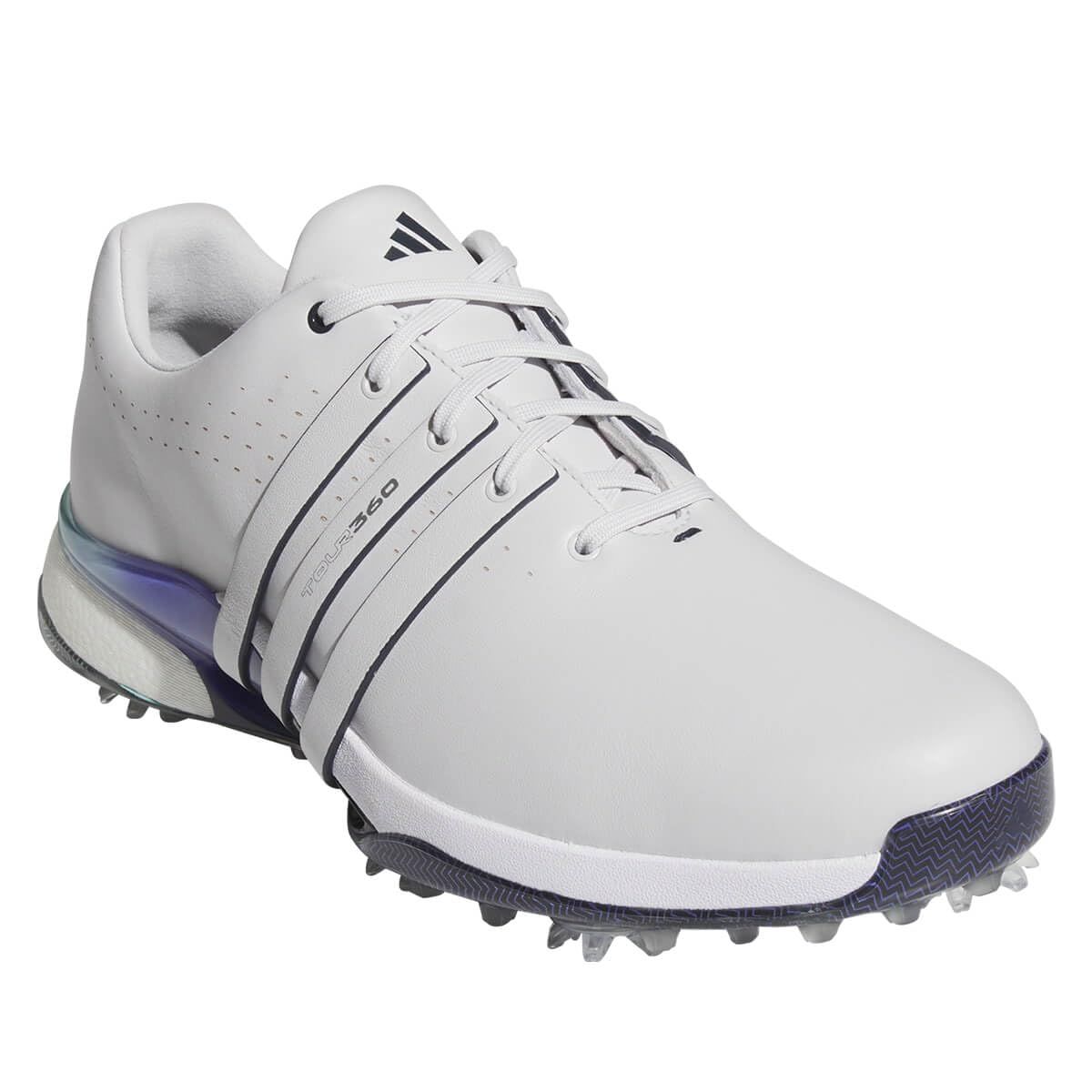  アディダスゴルフ ゴルフシューズ ツアー360 24 メンズ ダッシュグレー オーロラインク コバルトブルー 26 5 cm 2 E Free Size その他 靴