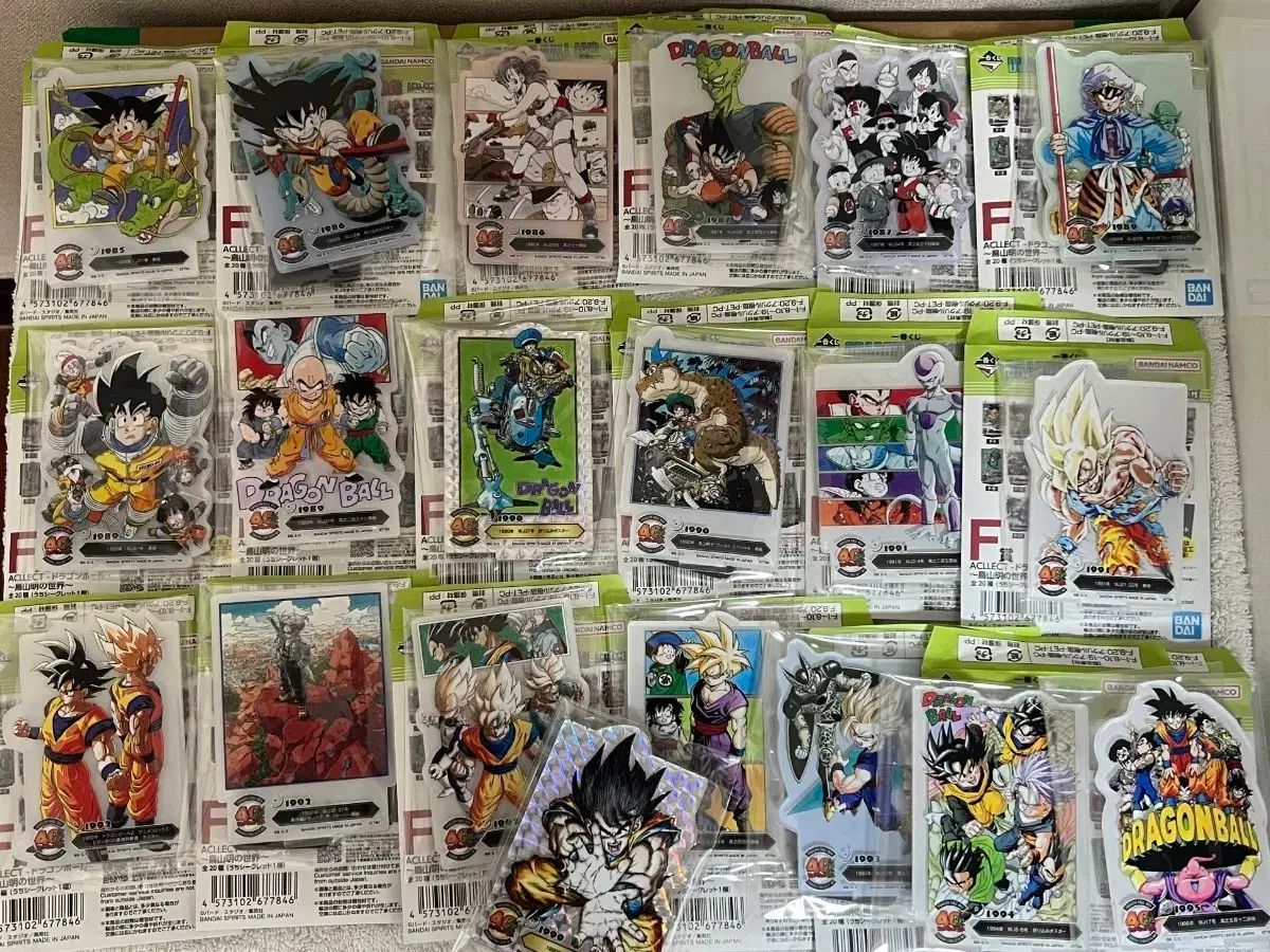 まとめ ドラゴンボール 40周年 一番くじ F賞 全種