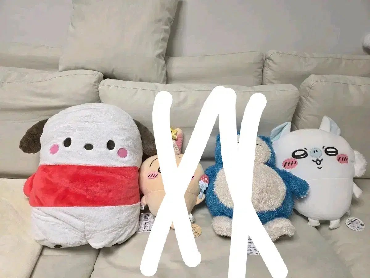  (正規品) ポチャッコ ちいかわ うさぎ モモンガ カビゴン ぬいぐるみ(大) 出品 その他