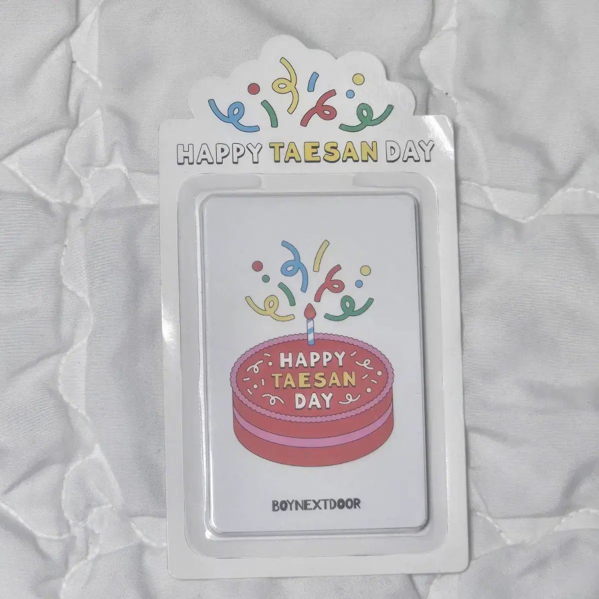 BOYNEXTDOOR 2024 テサン 誕生日 トレカ BOYNEXTDOOR テサン センイル