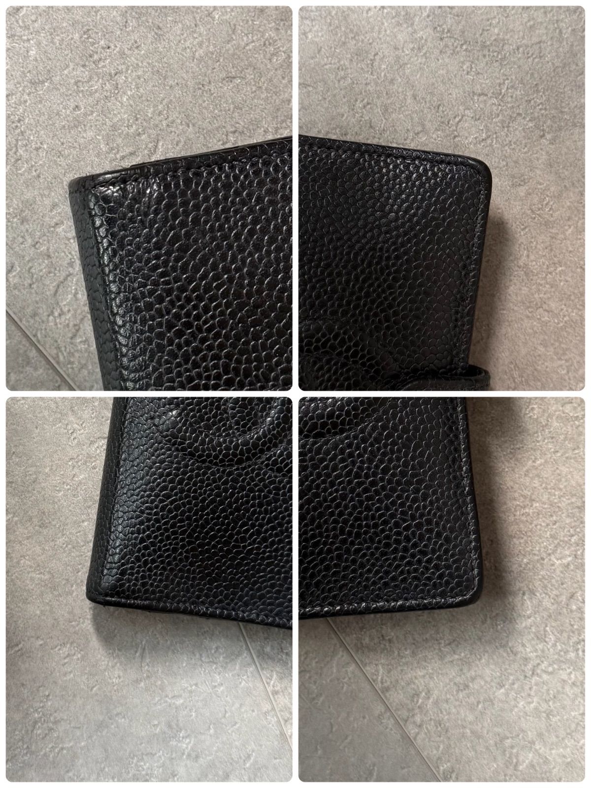 CHANEL シャネル ココマーク キャビアスキン 手帳カバー アジェンダ