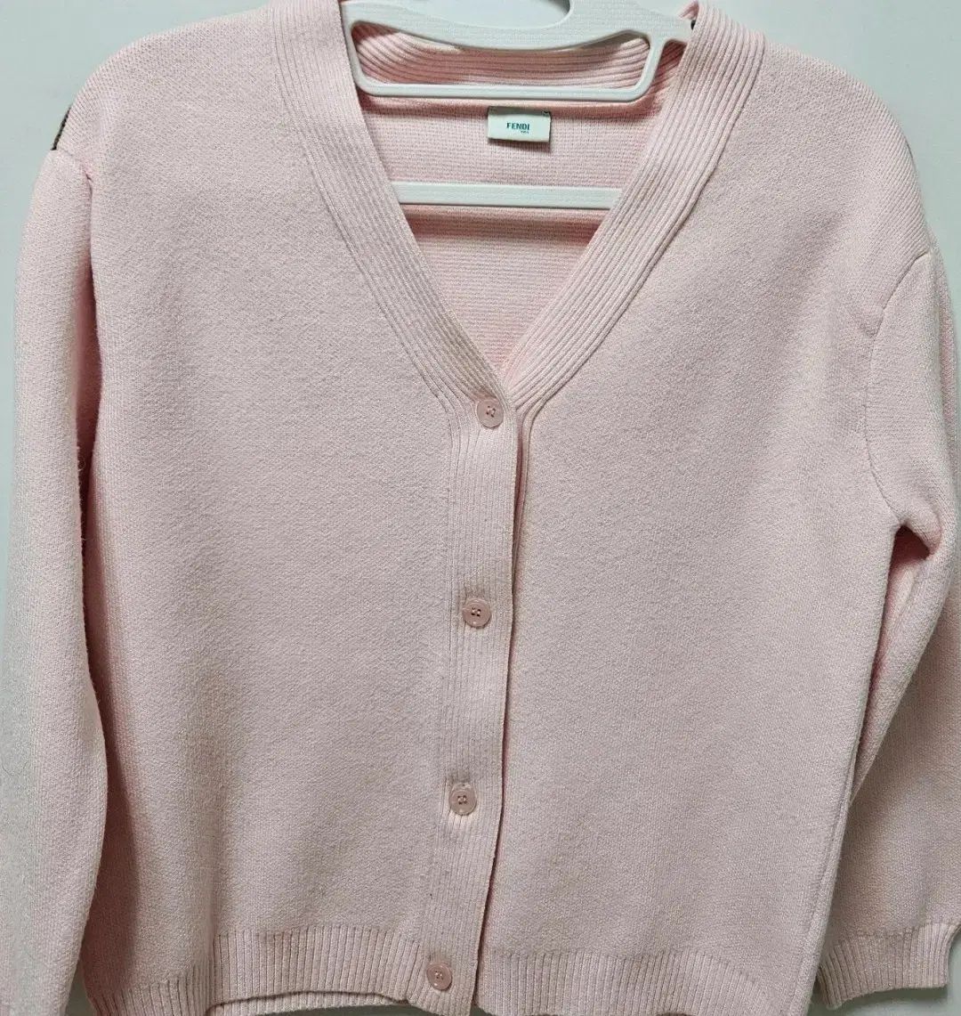 フェンディキッズ ピンク カーディガン