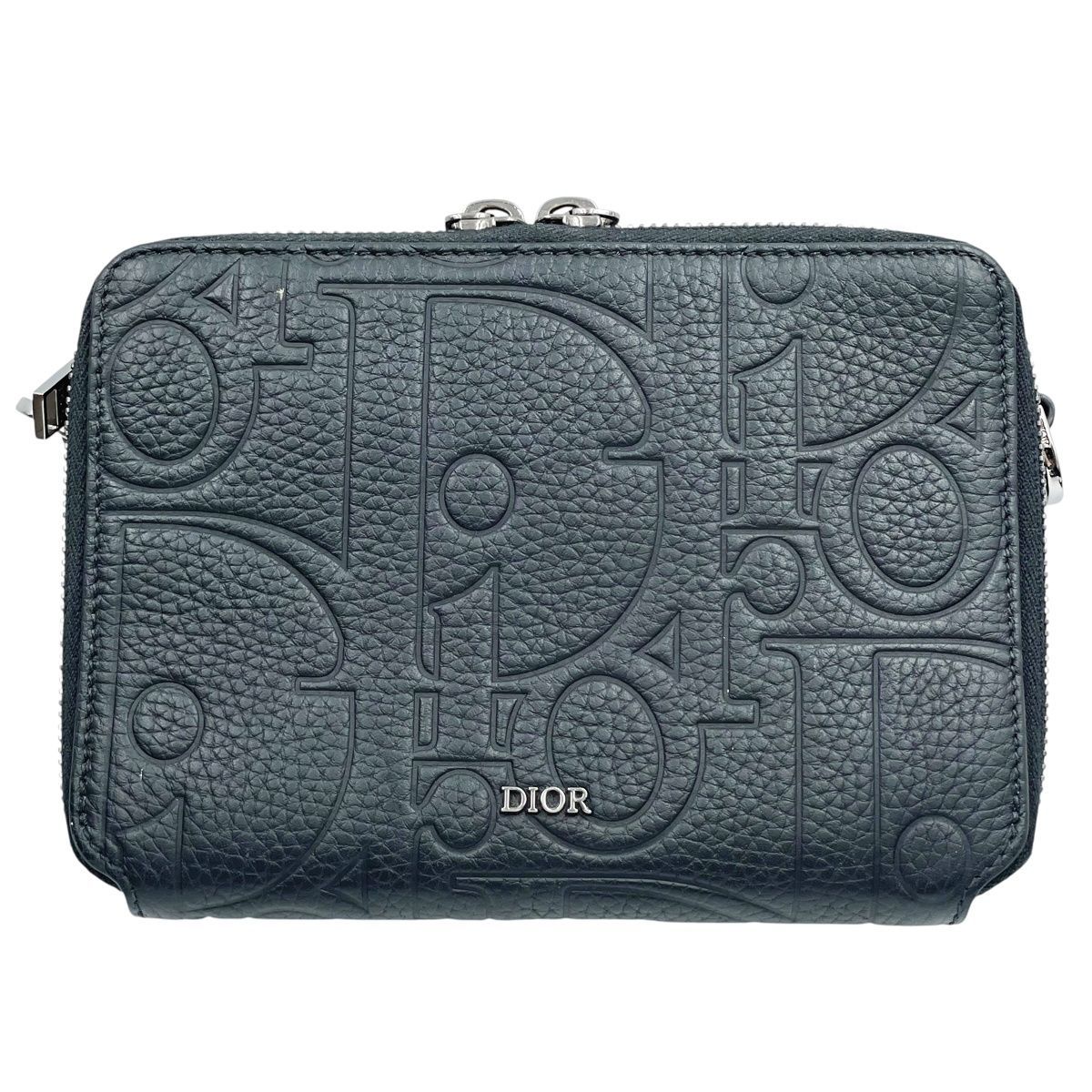 中古】Dior ディオール ショルダーバッグ グラビティレザー ストラップ