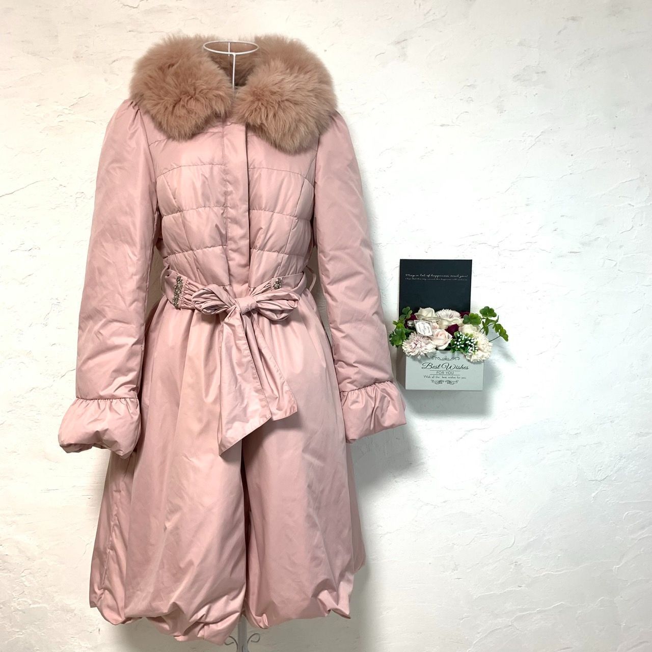 ☆美品☆ M's GRACY エムズグレイシー レディース ダウンコート ピンク