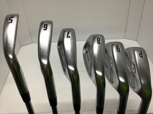 【中古】 キャロウェイ X FORGED(2018) 6S アイアンセット IR NS PRO 950GH (フレックスS) メンズ 男性用 右利き 右用 Dランク ゴルフクラブ