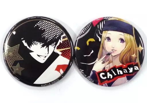 中古】バッジ・ピンズ 御船千早 メタル風缶バッチ2個セット 「楽天