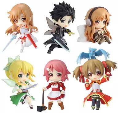 【中古】トレーディングフィギュア 全6種セット 「トイズワークスコレクション にいてんごでらっくす ソードアート・オンライン」