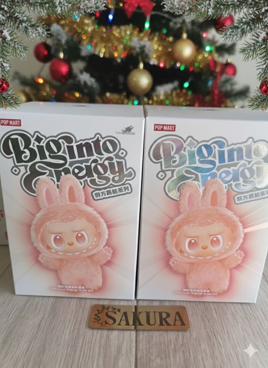 ラブブ Labubu Big into Energy 2ピース ポップマート らぶぶ ぬいぐるみ エナジー
