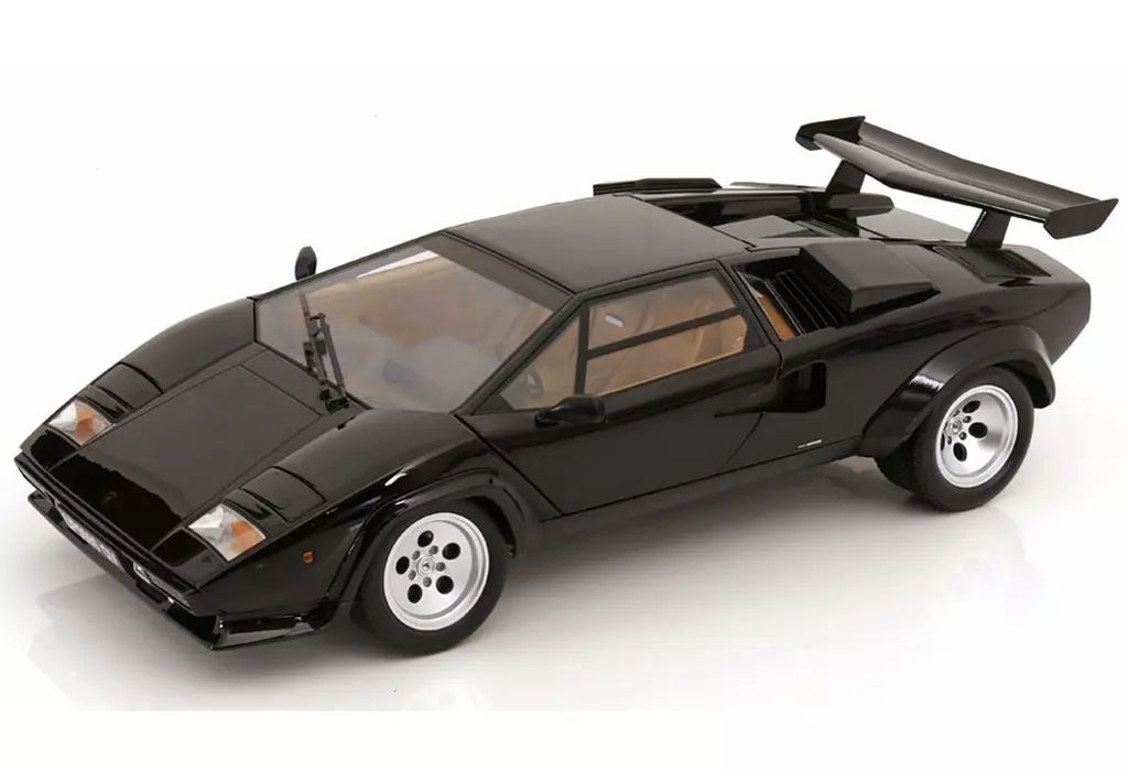新品】ミニカー 1/12 Lamborghini Countach LP 5000S QV 1985(ブラック