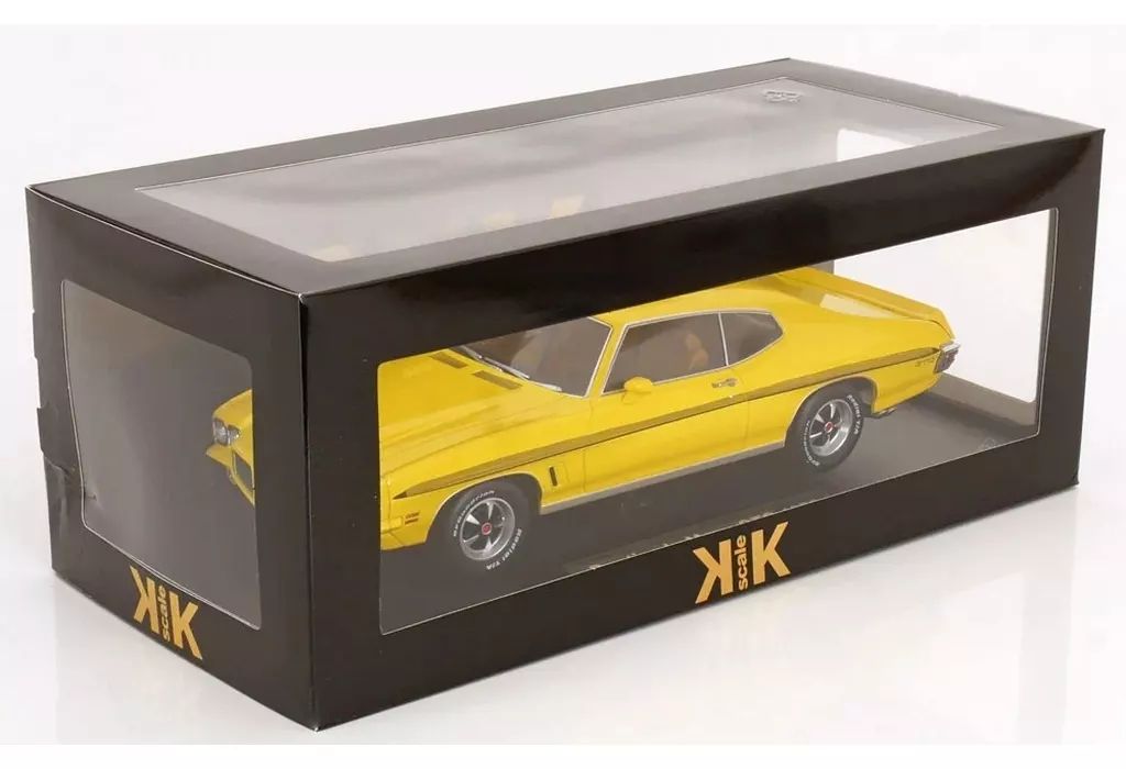 ミニカー 1 18 Pontiac LeMans GTO 1972 イエロー