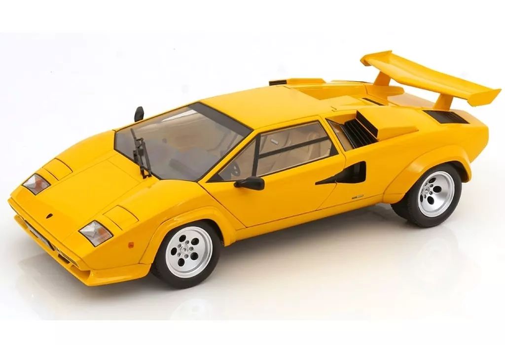 ミニカー 1 12 Lamborghini Countach LP 5000 S QV 1985 イエロー