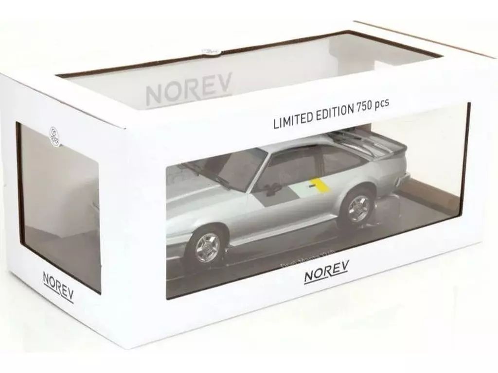 ミニカー 1 18 オペル Manta i 240 1985 シルバー 特注品 183301