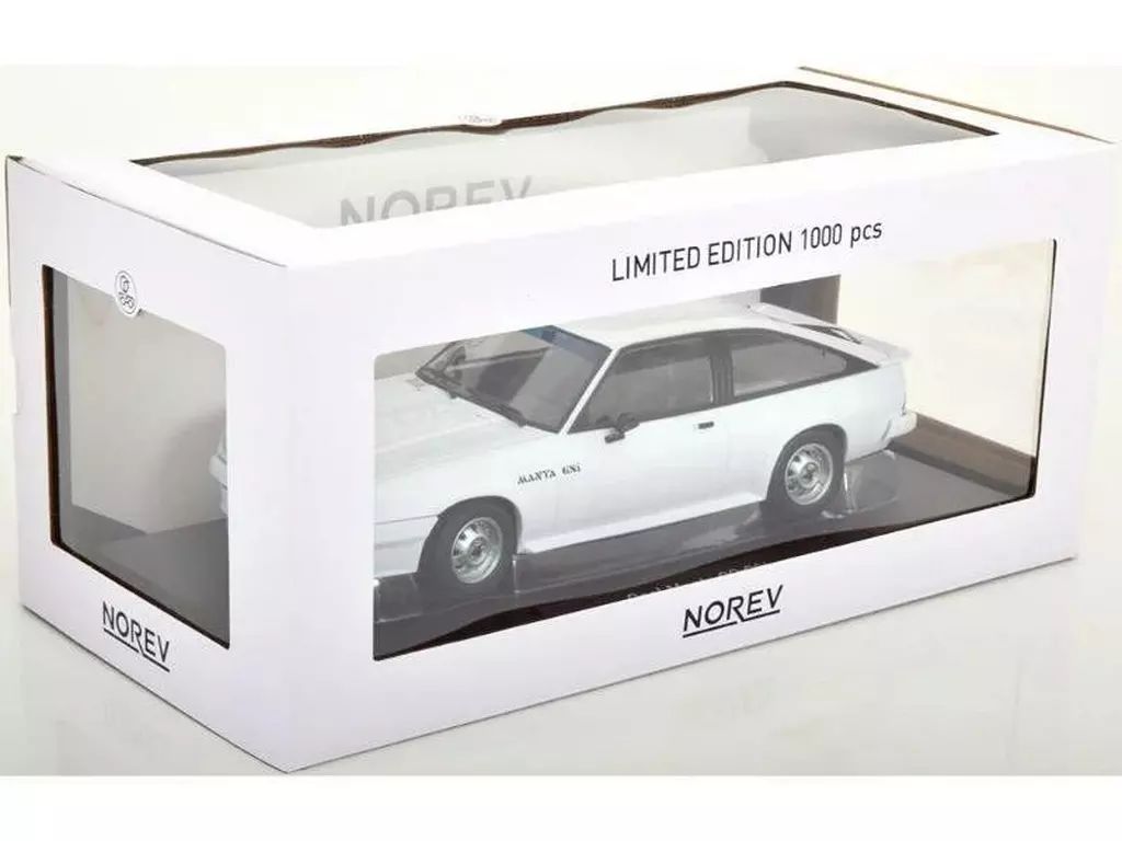 ミニカー 1 18 オペル Manta CC GSI 1984 ホワイト 特注品 183316