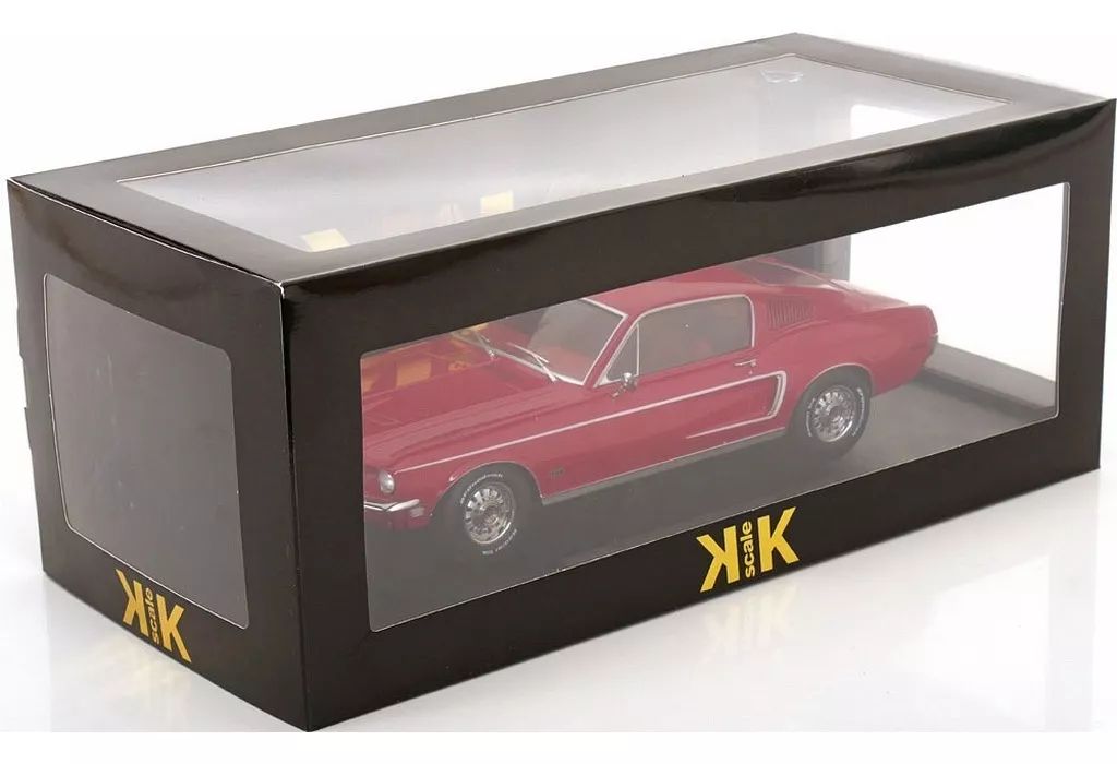 ミニカー 1 18 フォード マスタング GT Fastback 1968 レッド