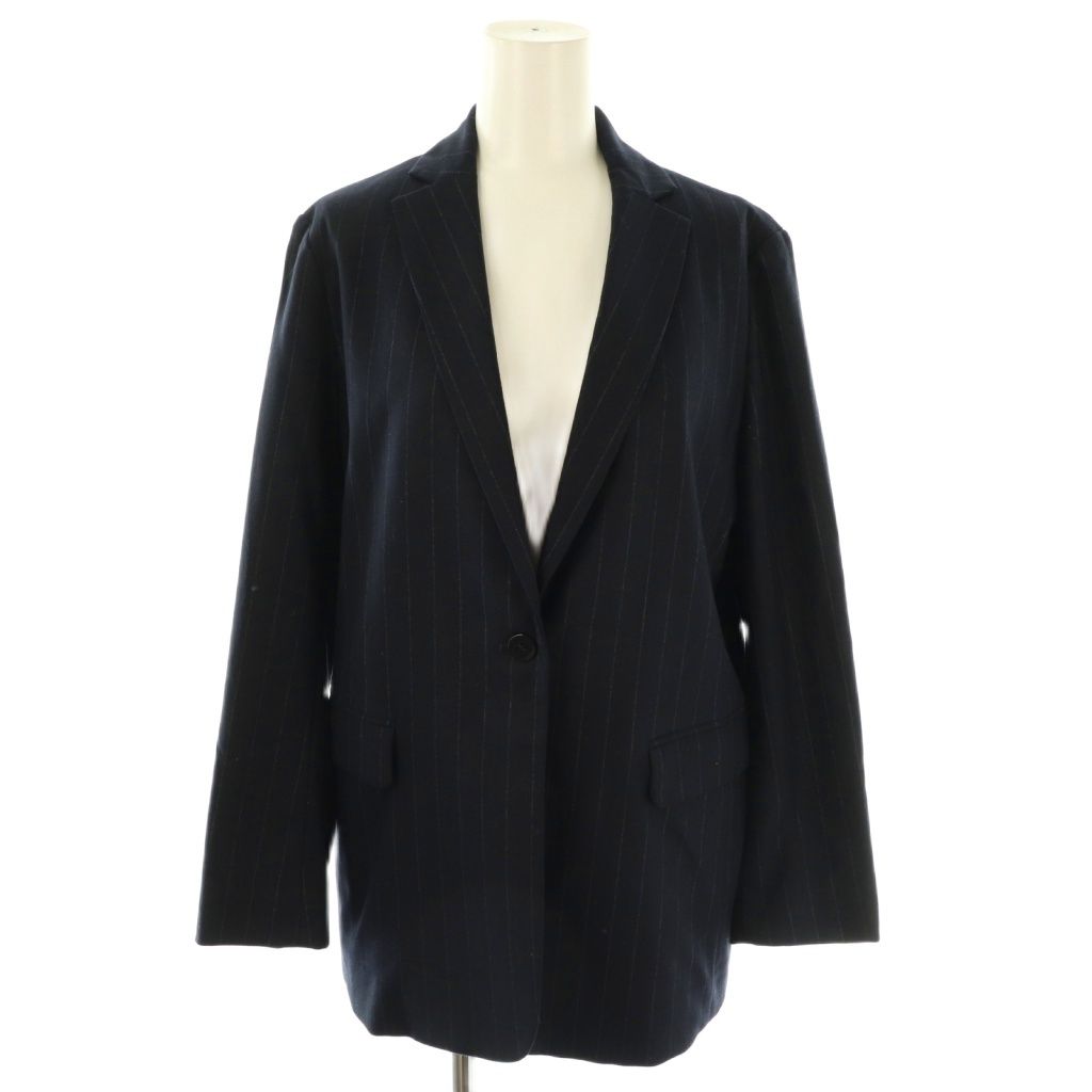 プラージュ/ブレザージャケット プラージュ Plage ストライプ1Bテーラードジャケット ブレザー 38 紺