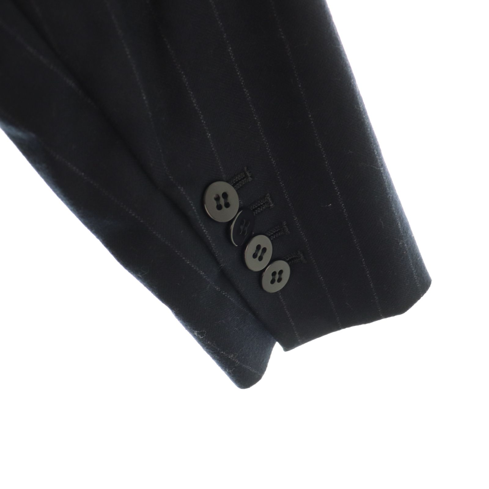 プラージュ Plage ストライプ1Bテーラードジャケット ブレザー 38 紺