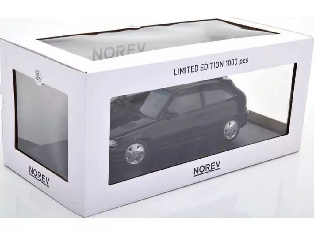 ミニカー 1 18 オペル Astra F GSI 1992 ブラックメタリック 特注品 183671