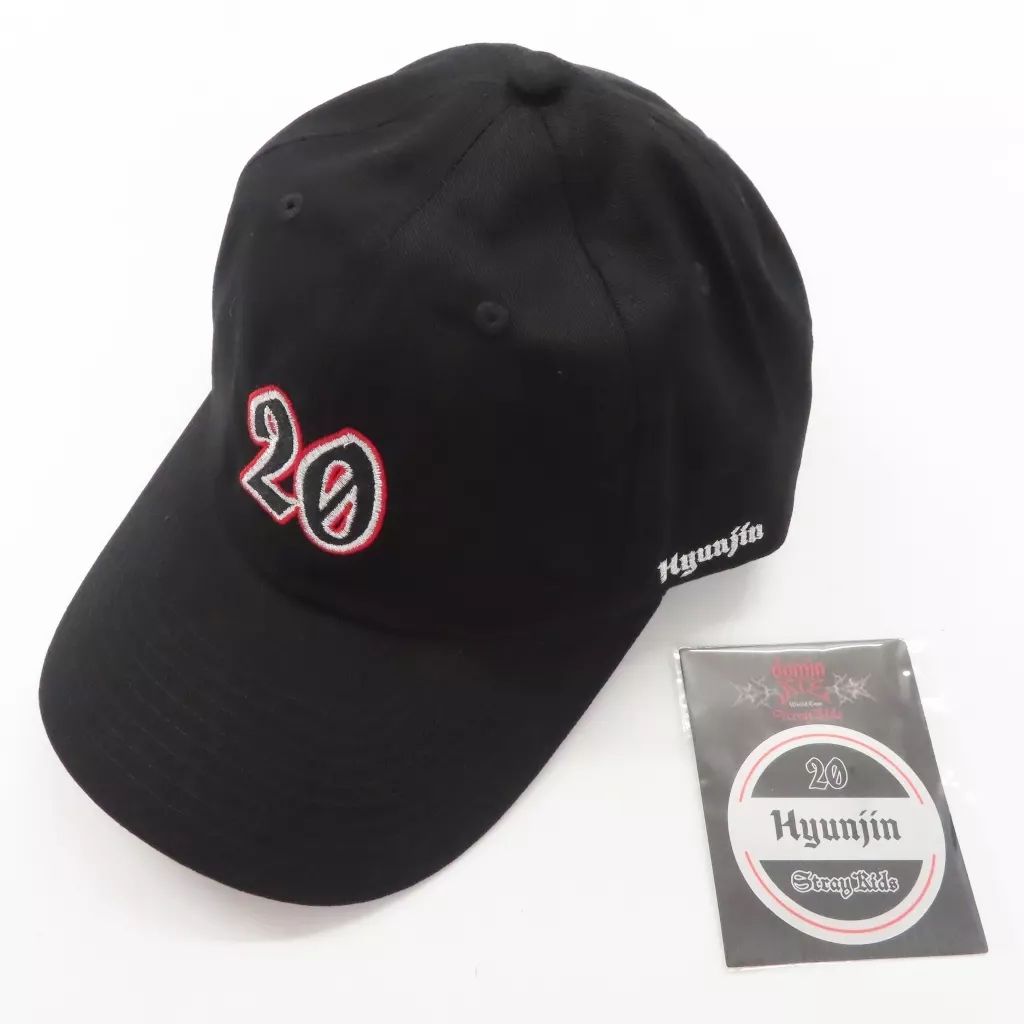 中古】帽子 ヒョンジン キャップ ブラック 「Stray Kids World Tour