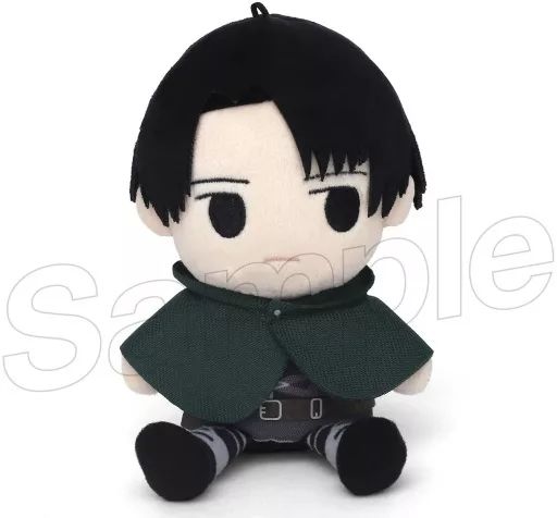 雑貨 リヴァイ きみとふれんずミニ ぬいぐるみキーホルダー 進撃の巨人