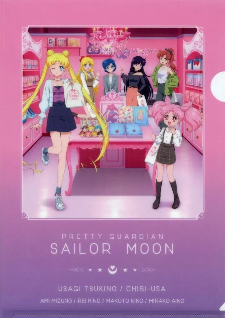 【新品】美少女戦士セーラームーン 完全版 A4 原画 クリアファイル 5種セット 中古】クリアファイル 集合 ストアオリジナル A4クリアファイル 5周年