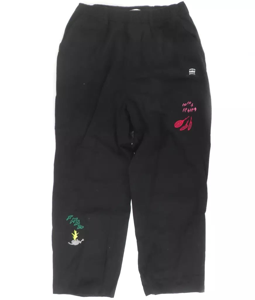 衣料雑貨 戦う運命 ルーズフィットチノパン ブラック Mサイズ