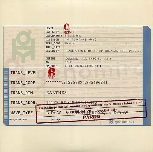 EPレコード ETHESTRON ～Surge Concerto sonic-spheres complete BOX～ 同梱特典レコード