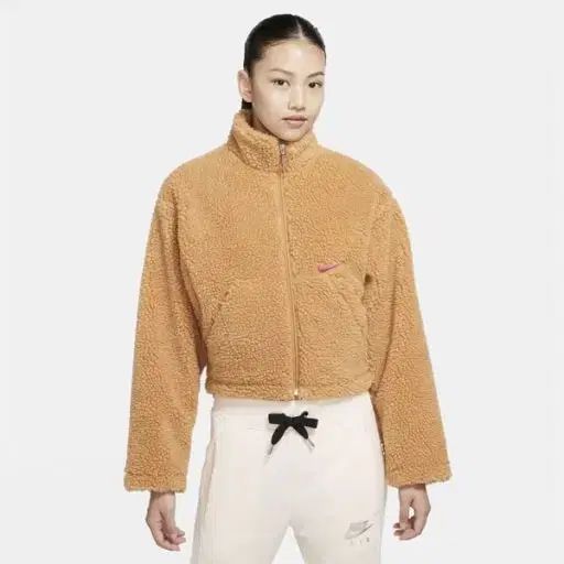 NIKE シェルパ ボア プリーツ ジップアップ