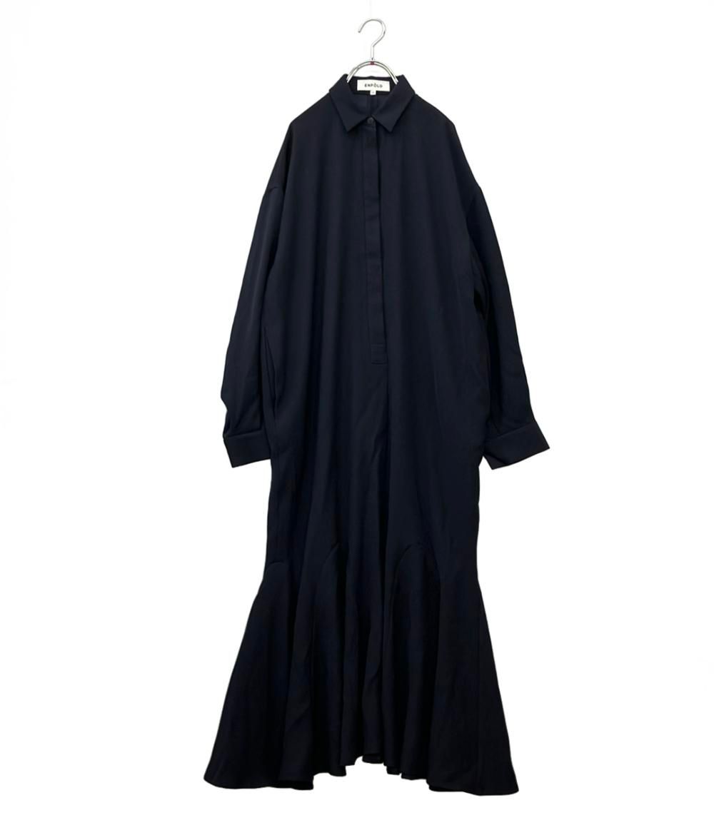 エンフォルド 長袖ワンピース 2025 SS SHIRT DRESS -0370 レディース SIZE 38 M ENFOLD