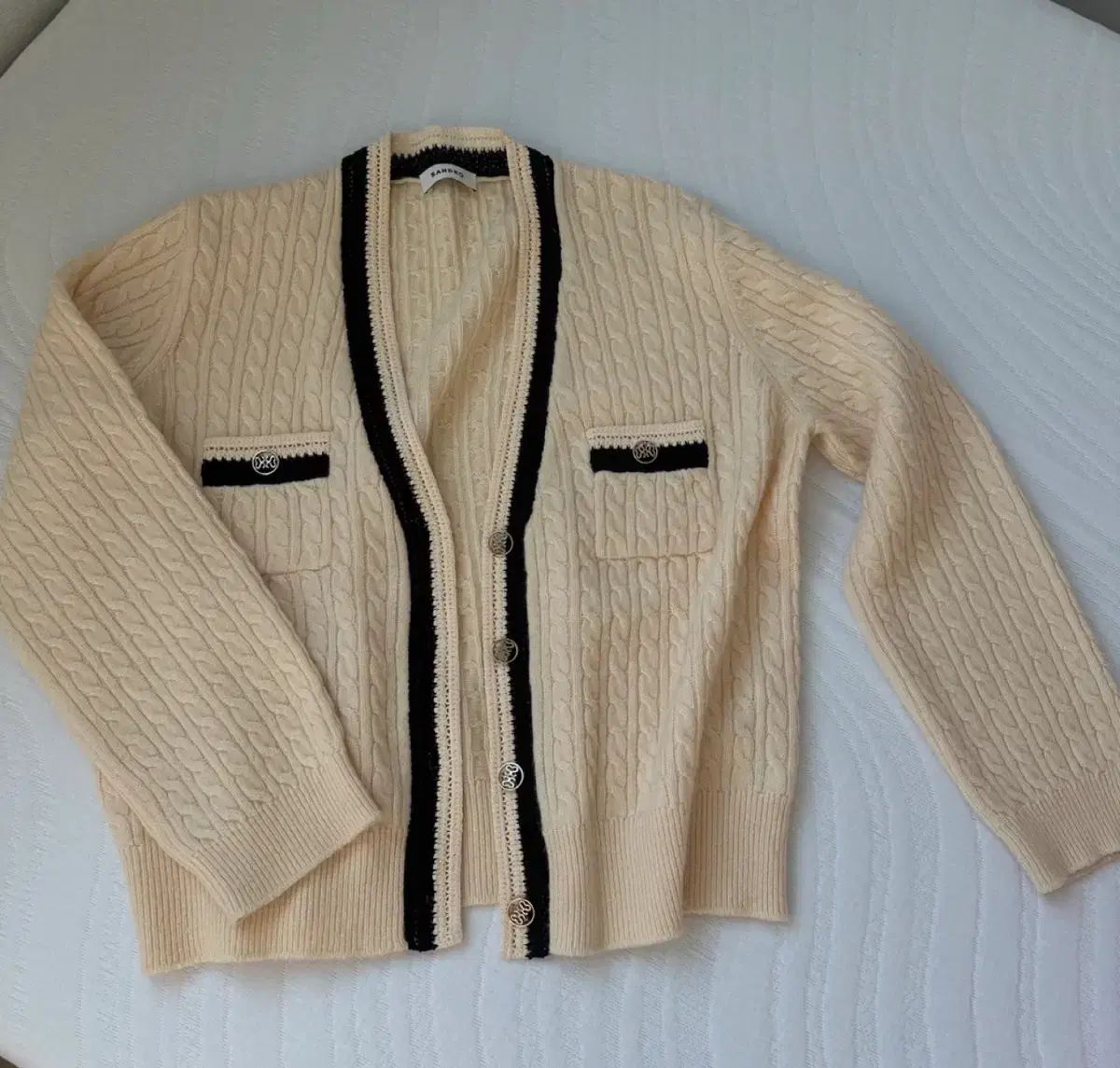 Sandro ニットカーディガン アイボリー