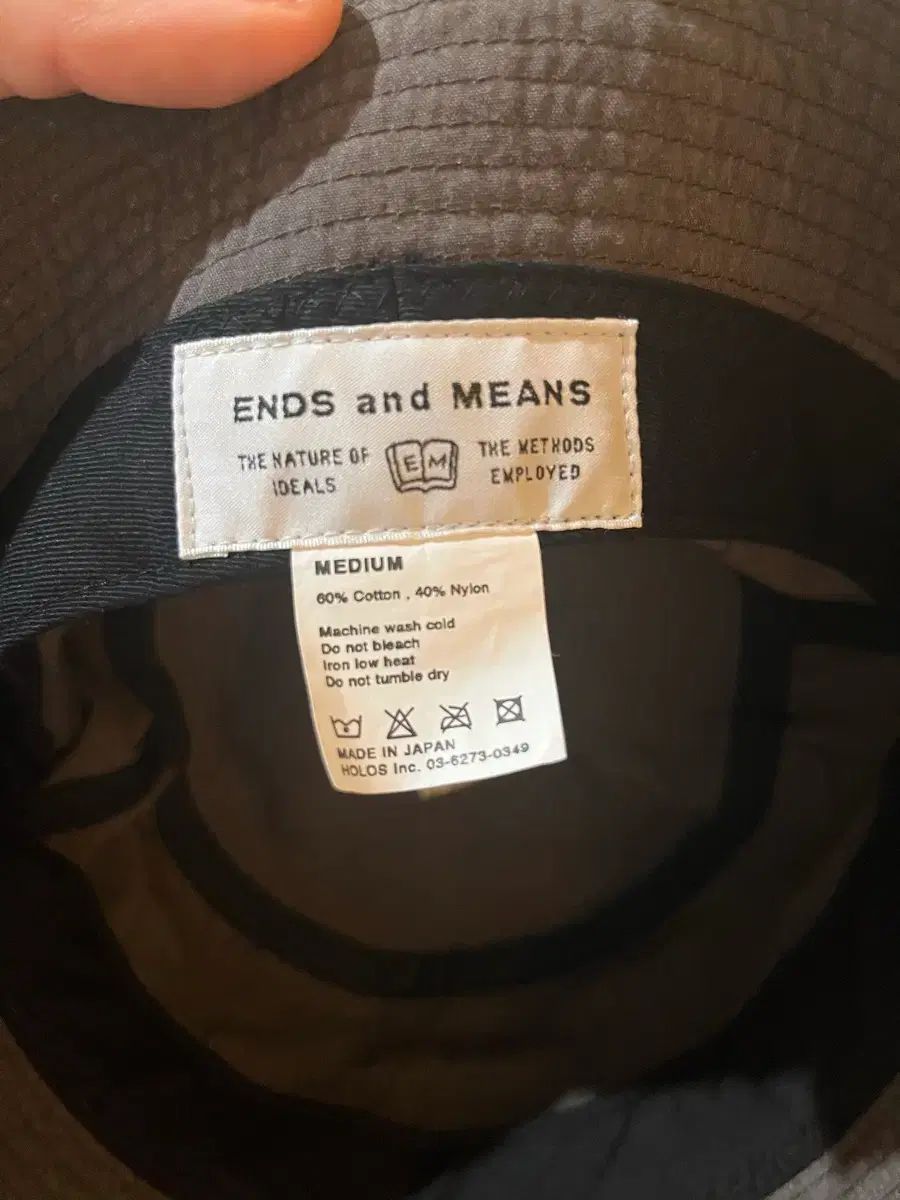 ENDS and MEANS バケットハット Mサイズ