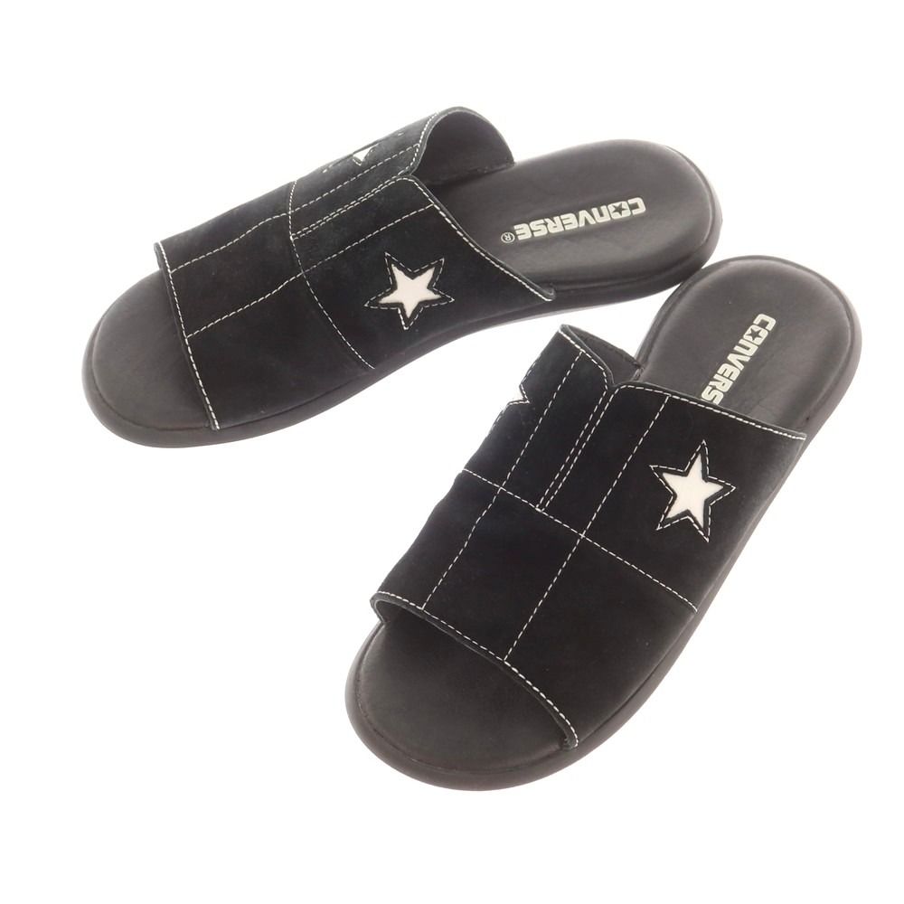 コンバース アディクト ADDICT ONE STAR SANDAL スエード サンダル ブラック サイズ26 メンズ