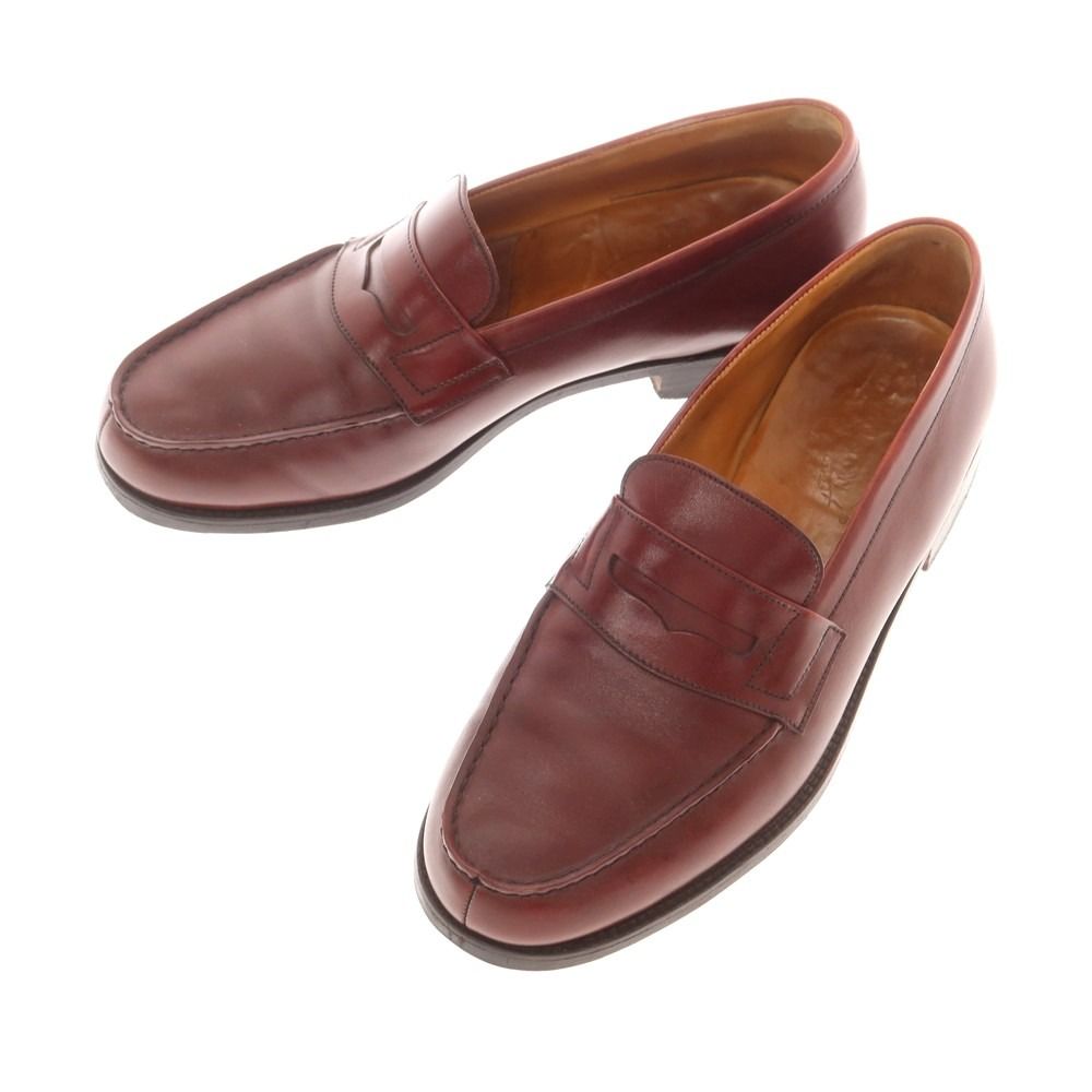 ジェイエムウエストン J.M WESTON 180 シグネチャーローファー バーガンディ サイズ6 E メンズ