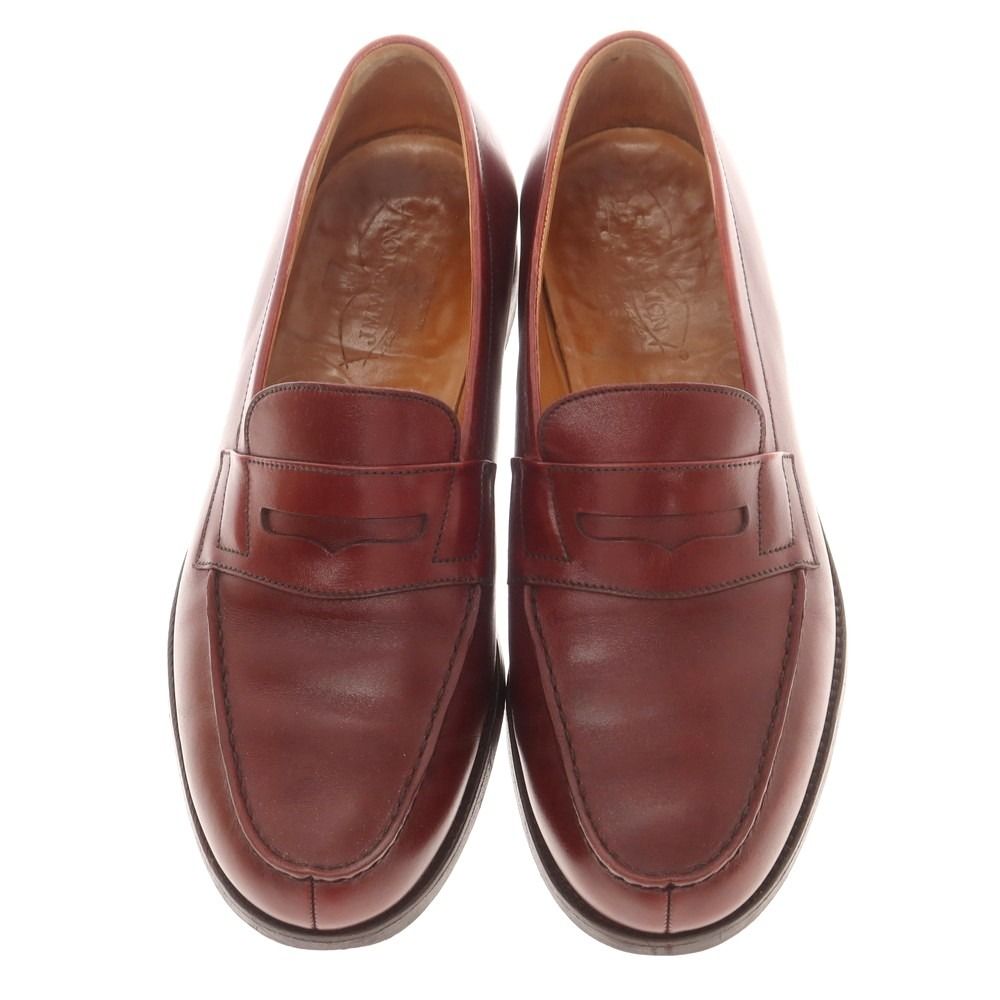 ジェイエムウエストン J M WESTON 180 シグネチャーローファー バーガンディ サイズ6 E メンズ