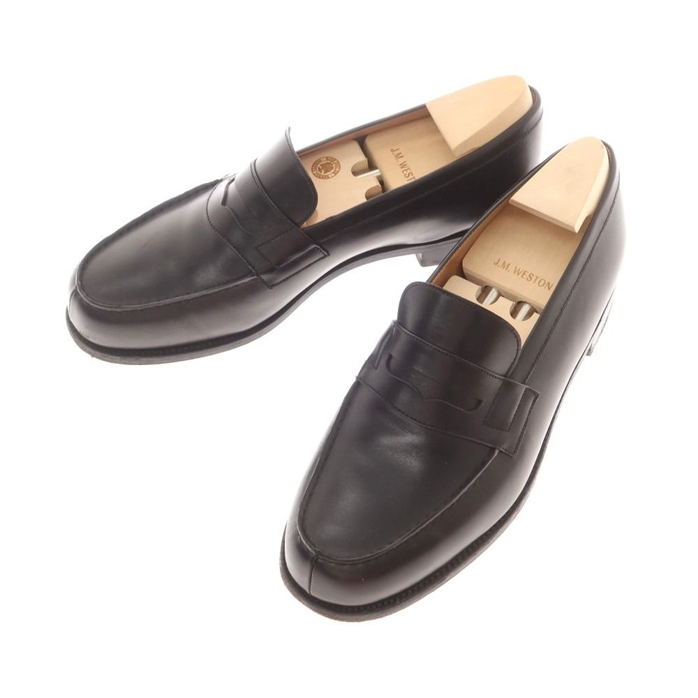 ジェイエムウエストン J.M WESTON 180 シグネチャーローファー ブラック サイズ8 1 2 F メンズ