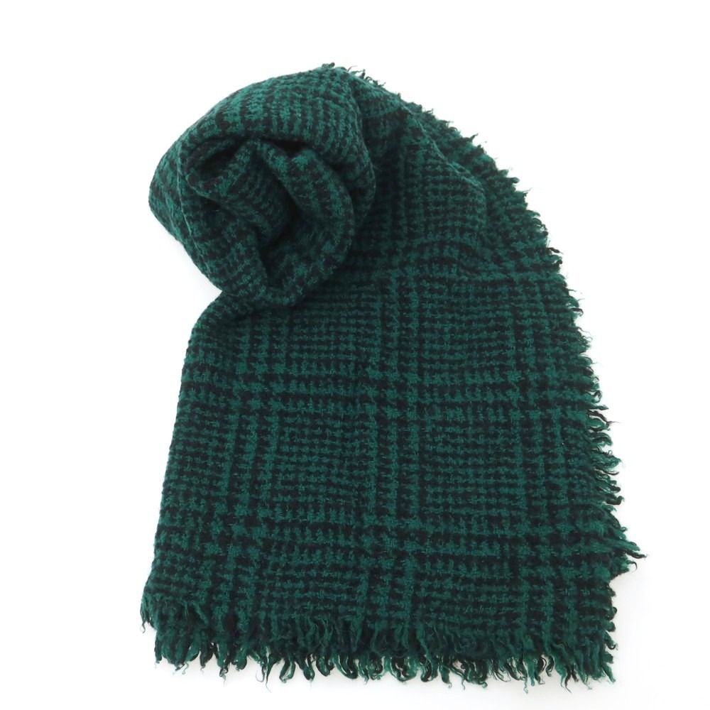 ファリエロ サルティ　Faliero Sarti　ストール　カシミヤ　カーキ系 ファリエロ サルティ Faliero Sarti ストール カシミヤ カーキ系 楽天