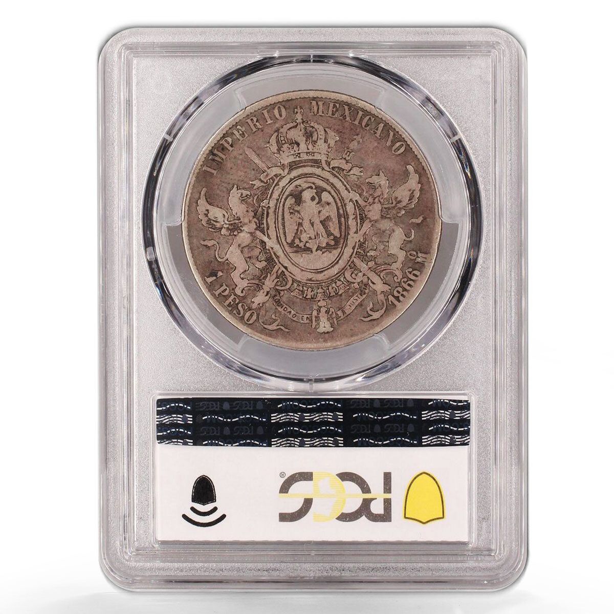 H078　1ペソ金貨・ 1ペソ銀貨トークン マクシミリアン皇帝 メキシコ全2枚 H078 1ペソ金貨・ 1ペソ銀貨トークン マクシミリアン皇帝 メキシコ全2枚