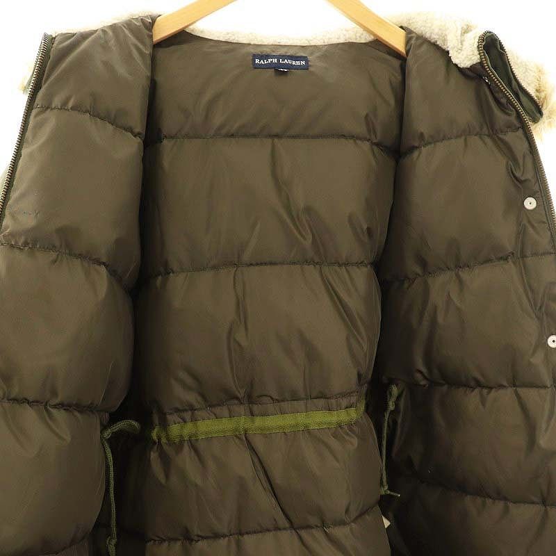 ラルフローレン RALPH LAUREN フェイクファーフードダウンコート