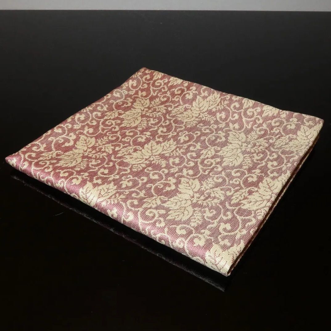 茶道具 土田友湖 出帛紗 桐唐草紹巴 表千家 共 き