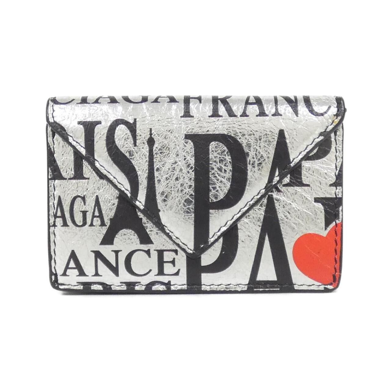 バレンシアガ ペーパー ミニ ウォレット 391446 0 XS 4 N 財布