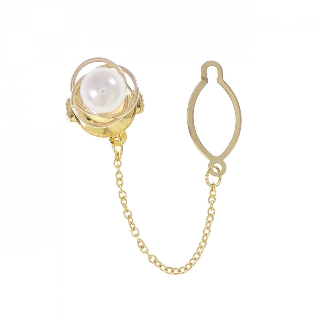 K 18 YG アコヤパール タイタック 6.3 mm