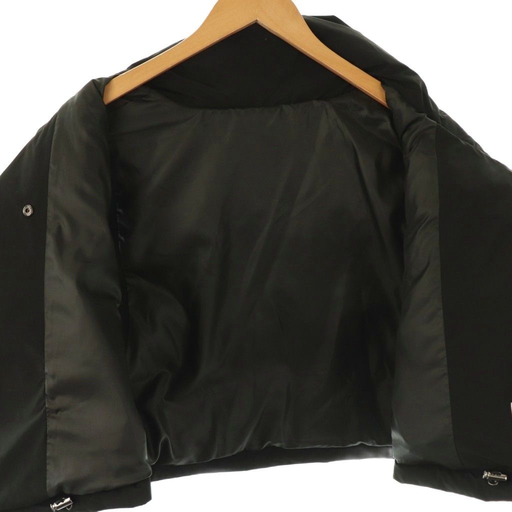 【中古】ハーHER. 中綿ベスト 前開き アウター F 黒 /NR ■OS レディース ハーHER. 中綿ベスト 前開き アウター ショップ F 黒 /NR □OS