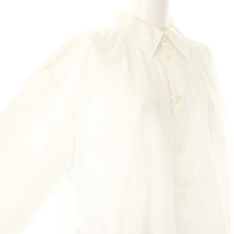 マルニ MARNI 24AW バックフレアシャツ 長袖 40 オフホワイト