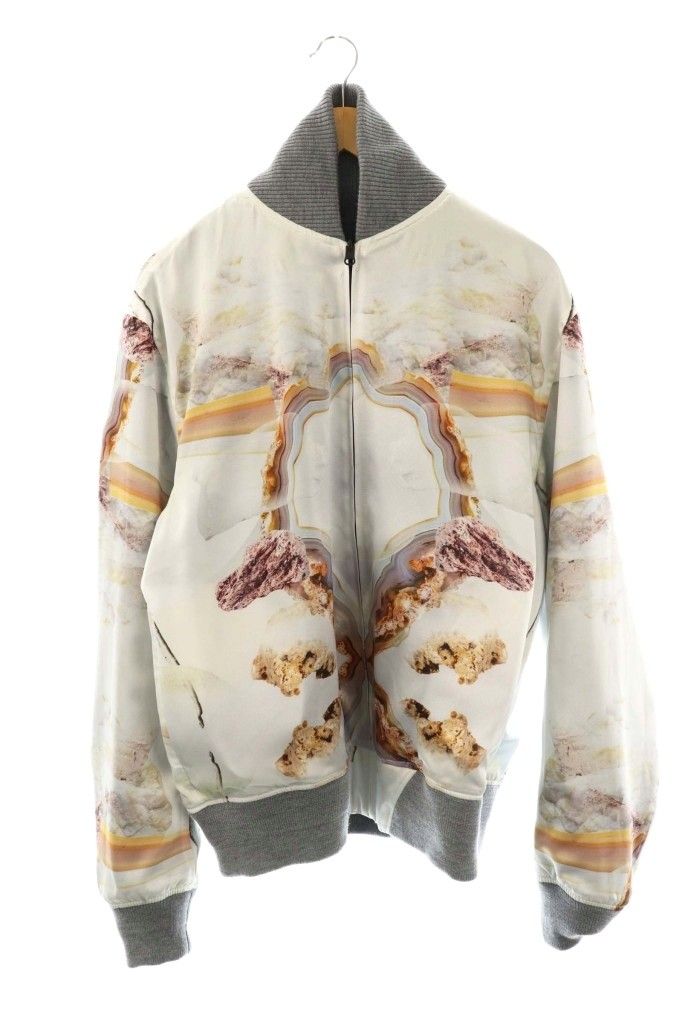 セモー semoh リバーシブルジップアップブルゾン ジャケット 3 ブルー