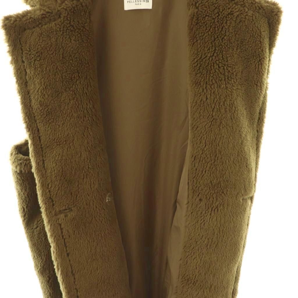 PELLESSIMO PARISペレッシモボアカーキロングベストF PELLESSIMO PARISペレッシモボアカーキロングベストF Curensology