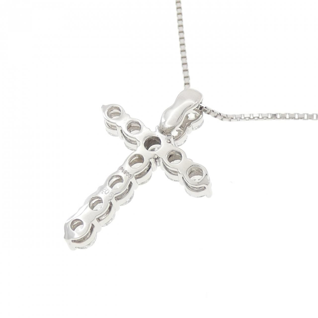 PT900/PT850 クロス ダイヤモンド ネックレス 2.06CT - メルカリ