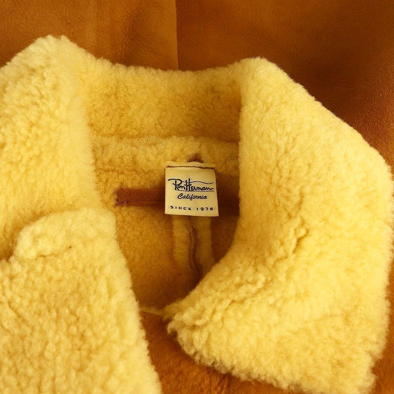 【中古】ロンハーマン Ron Herman トグルムートンコート アウター 長袖 ベージュ /KO ■OS レディース ロンハーマン Ron Herman トグルムートンコート アウター 長袖