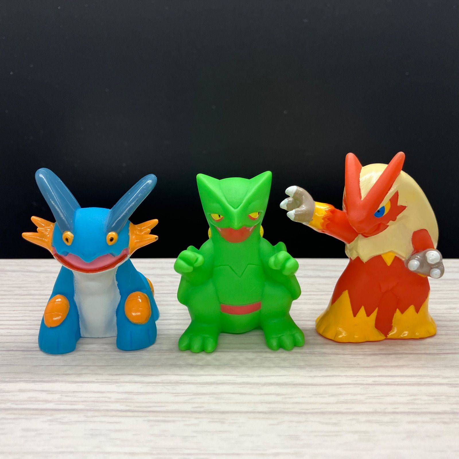 ポケモン 指人形 ラグラージ ジュカイン バシャーモ 【A-2 ポケモン